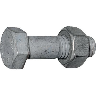 Hex head bolts with hex nuts, for steel construction-760776