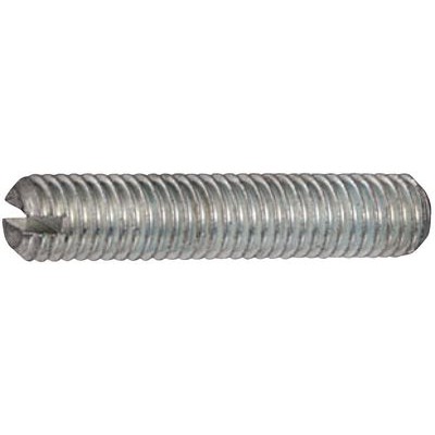 Slotted set screws, with flat point, chamfered-761432