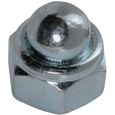 Prevailing torque type hex domed cap nuts, with polyamide insert-761062
