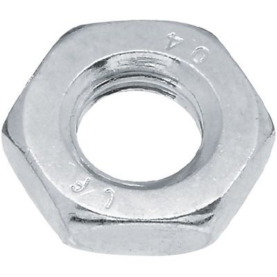 Hex jam nuts nominal height ~0.5d-761010