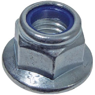 Prevailing torque type hex flange lock nuts, with polyamide insert-761050