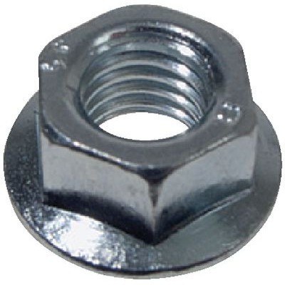 Hex nuts with flange and serrations-761051