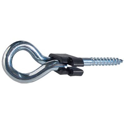 Safety hook screws for swings, with threads for wood-763820
