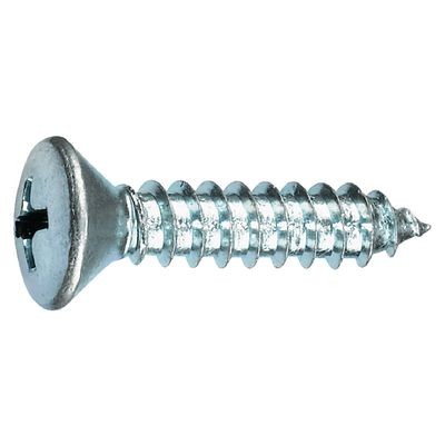 Phillips cross recessed oval head tapping screws, form H, with gimlet point form C-760865