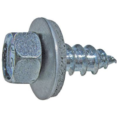 Building screws with cone end , type JA-2partially / fully threaded, with sealing washer-760882