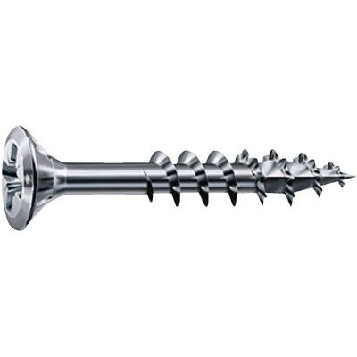 Pozi flat countersunk head window screws SPAX®, with 4CUT point form Z, partially threaded, restraining ribs-763751
