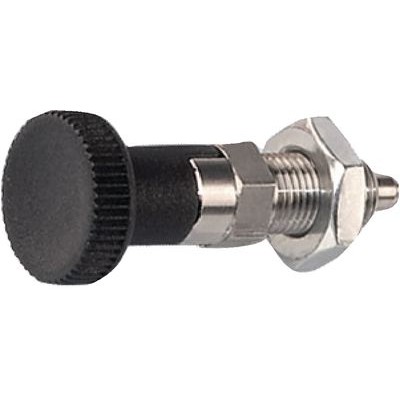 Plunger stainless steel, with latching groove-485942