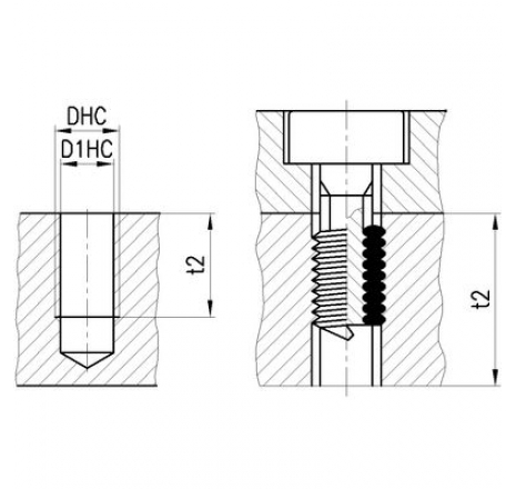 Ren cấy, ren giả HELICOIL-plus Screw-Lock
