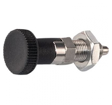 Plunger stainless steel, with latching groove-485942