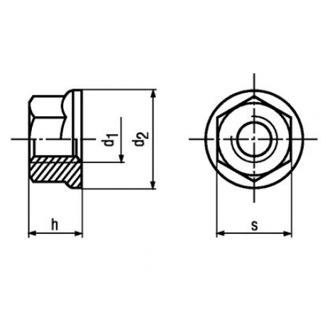 Hex flange nuts-761052
