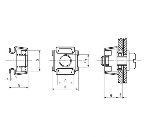 Cage nuts-761082