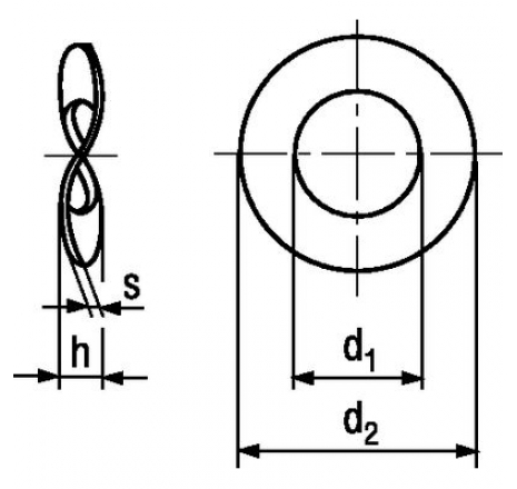 Waved spring washers-761311