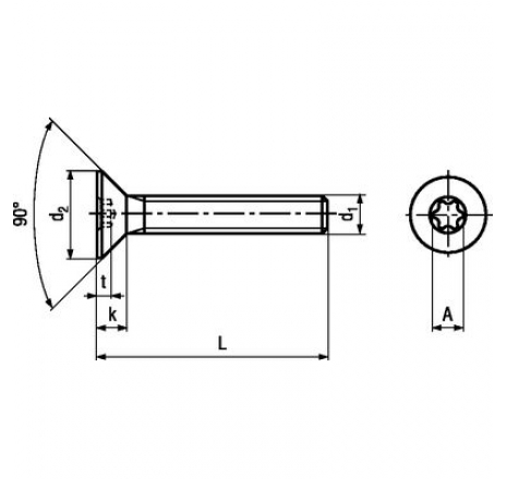 Bulong lục giác SAO chìm INOX 304, ren toàn phần MAKE-761525