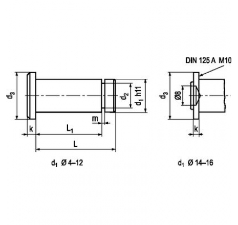 Clevis pins for shaft-763309